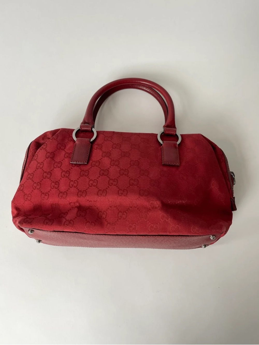Gucci Monogram Canvas Boston Bag - Picture 8 of 11